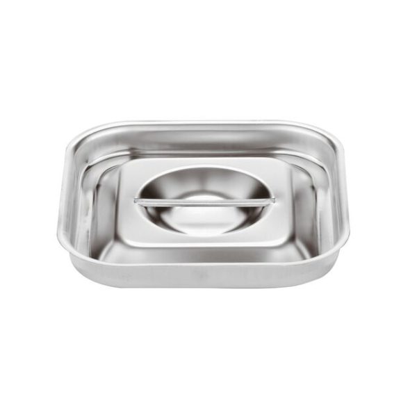 Paderno Stainless Steel Rectangular Cookware Lid – Durable & Versatile