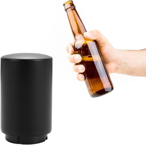 Bar Infusion Press Type Bottle Opener - Black Stainless Steel - Image 5