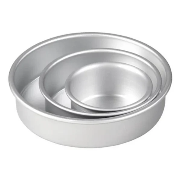 Imperus Aluminium Cake Pan 30x5 cm – Lightweight, Durable Bakeware for Even Heat Distribution - Image 2