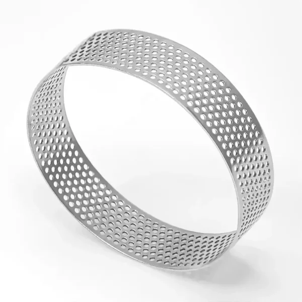 Imperus 30 cm Round Perforated Cake Ring – Stainless Steel Baking Mold for Cakes, Tarts & Cheesecakes - Image 4