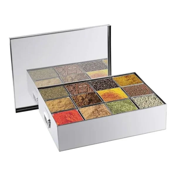 Imperus 528.MD12 Spice Square Container 12 Compartment