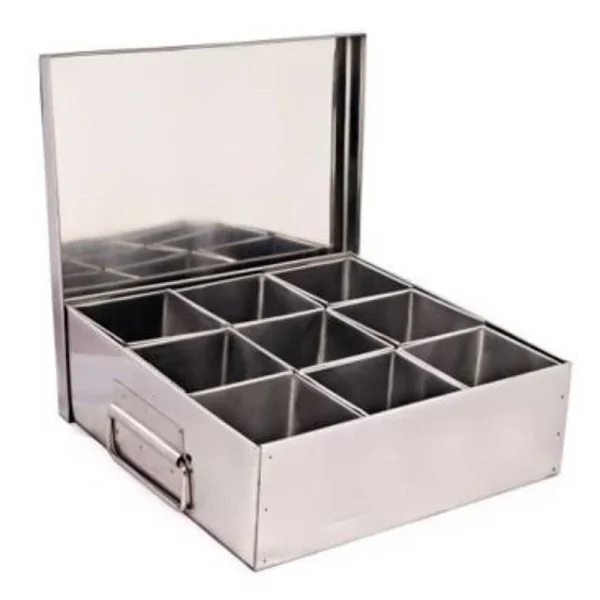 Imperus 528.MD9 Spice Square Container 9 Compartment
