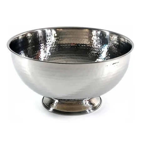 Imperus 528.PBL12 Punch Bowl Hammered & Plain 30.5X15.5cm