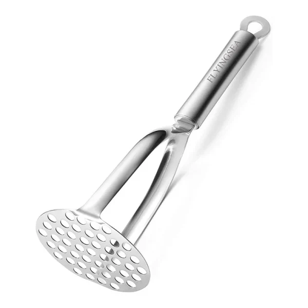 Imperus Potato Masher Extra-Long– 80 cm Stainless Steel | Heavy-Duty Mashing Head, Ergonomic Heat-Resistant Handle | Ideal for Large-Batch Mashing in Commercial or Home Kitchens