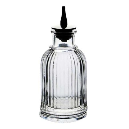 Bar Infusion Birdcage Bitters Bottle -  90ml Elegant Vintage Glass Bottle with Pourer Spout for Cocktails, Spirits, Bitters, and Essential Oils – Ideal for Bartenders, Home Bars & Mixology
