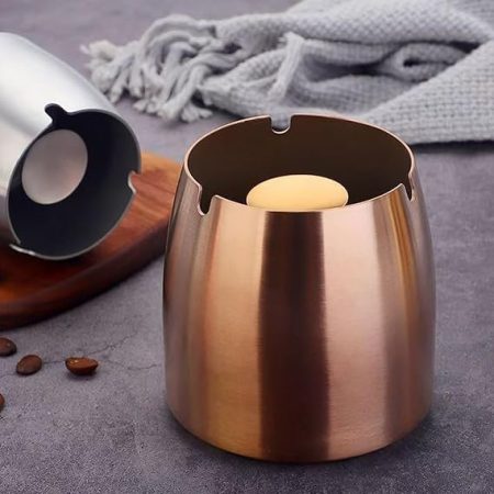 Bar Infusion Windproof Smokeless Stainless Steel Ash Tray  Covered - Image 8