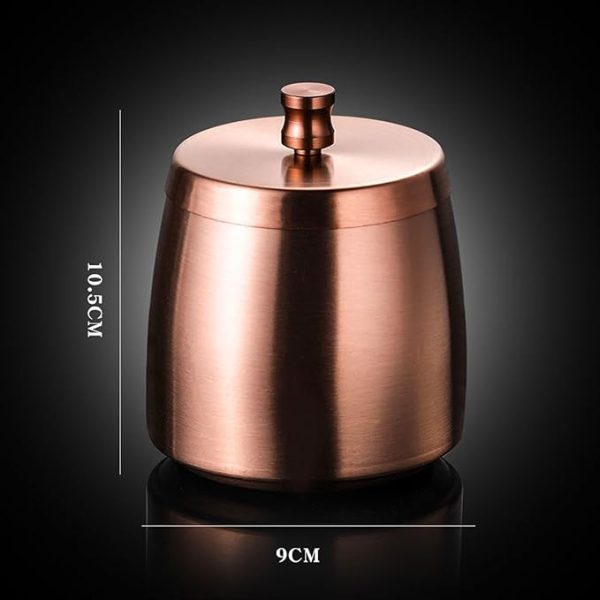 Bar Infusion Windproof Smokeless Stainless Steel Ash Tray  Covered - Image 10