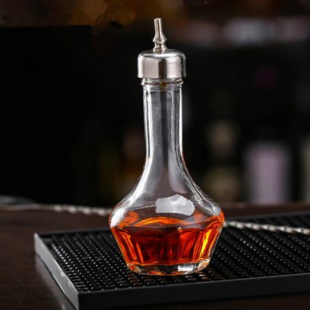 Bar Infusion Beveled Bitter Bottle 50ml with silver cap