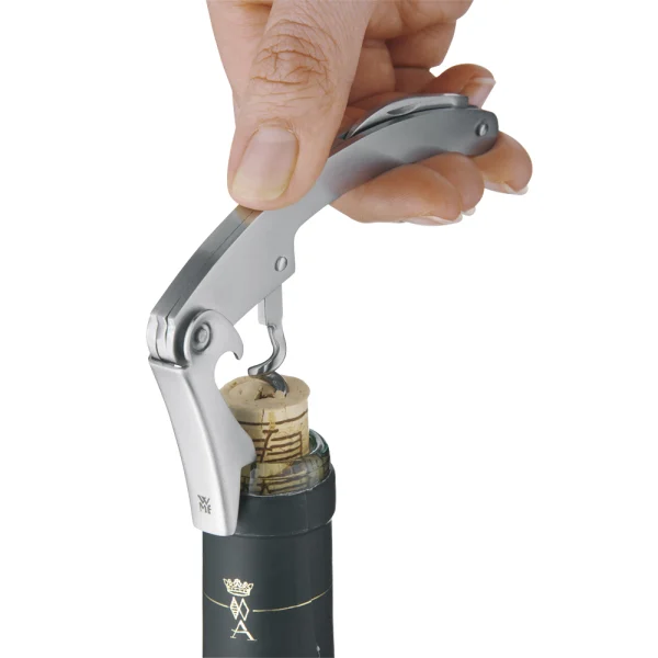 Bar Infusion Stainless Steel Duo-Lever Customizable Waiter's Corkscrew - Image 5