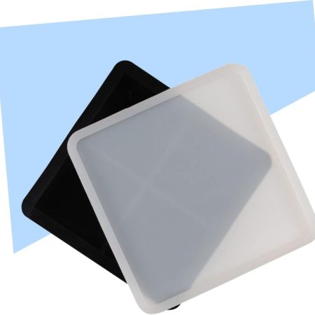 Bar Infusion 4 Hole  Black Square Silicone Ice Mould With Lid - Image 2