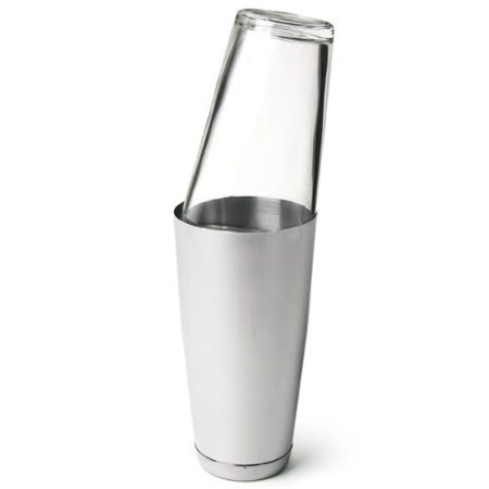 Bar Infusion 304 Stainless Steel Boston Shaker With Glass
