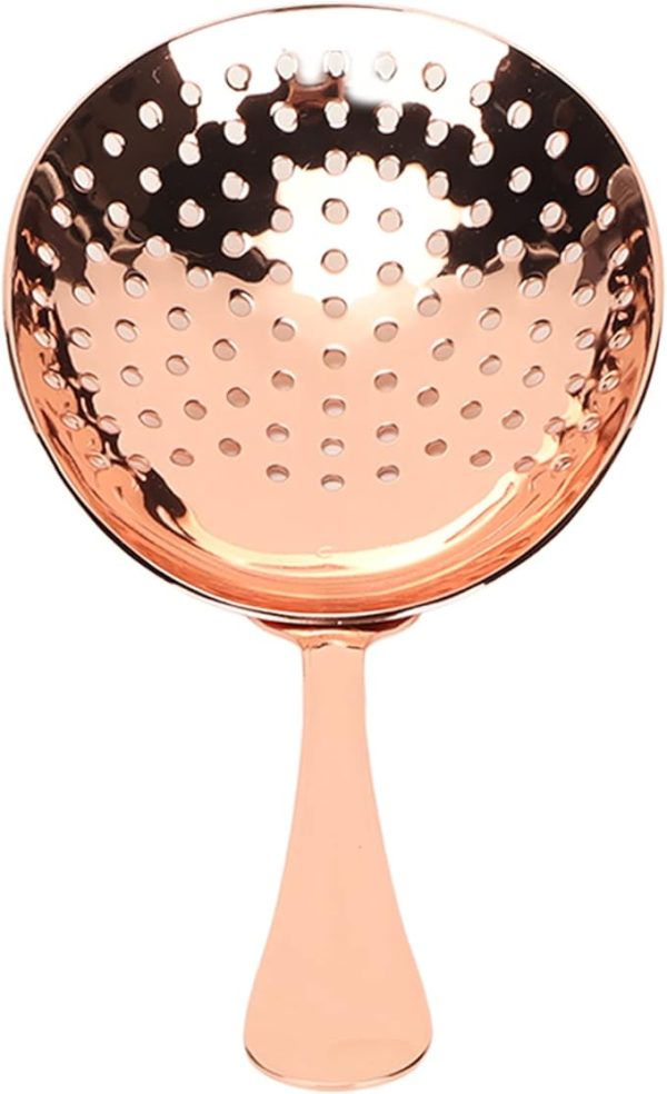 Bar Infusion Stainless Steel Deluxe Julep Cocktail Strainer - Image 3