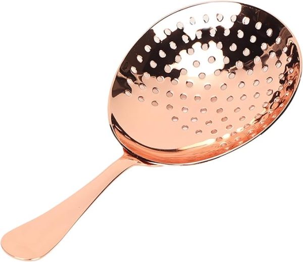 Bar Infusion Stainless Steel Deluxe Julep Cocktail Strainer - Image 2