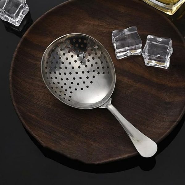 Bar Infusion Stainless Steel Deluxe Julep Cocktail Strainer - Image 9