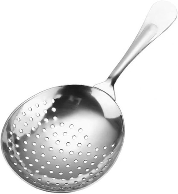 Bar Infusion Stainless Steel Deluxe Julep Cocktail Strainer