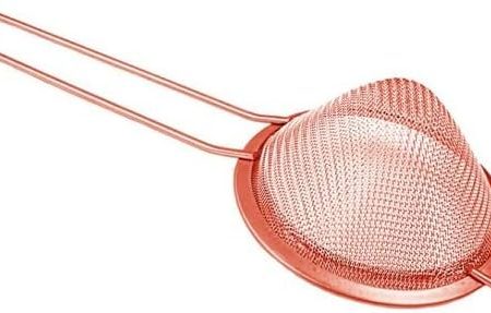 Bar Infusion Copper Plated Conical Strainer With Twin bridge Handle - Image 2