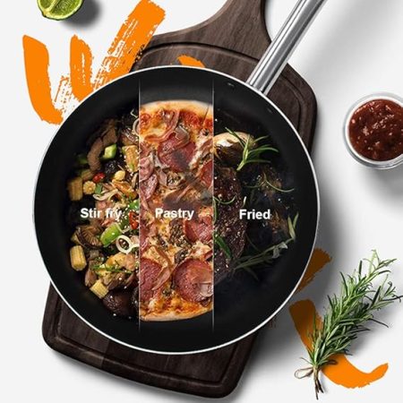 Frenchef SS Non-stick Frying Pan with Sandwich Bottom - Image 6