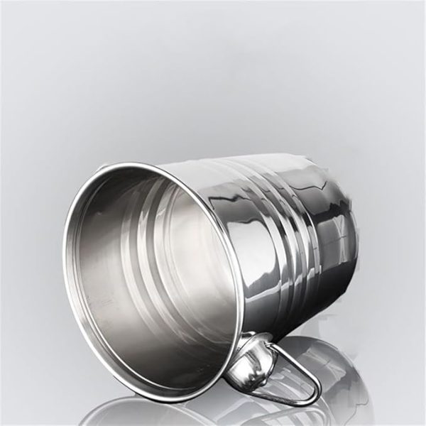 Bar Infusion 'Bistro de Paris, Stainless Steel Champagne Bucket with Ring Handles, (D21cm*H20.5cm, 4Q/5l) - Image 3
