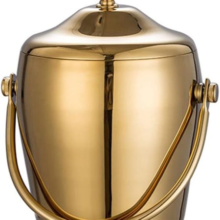 Bar Infusion 1L Stainless Steel Drum  Ice Bucket Double Ear With Lid And Handle - Image 5