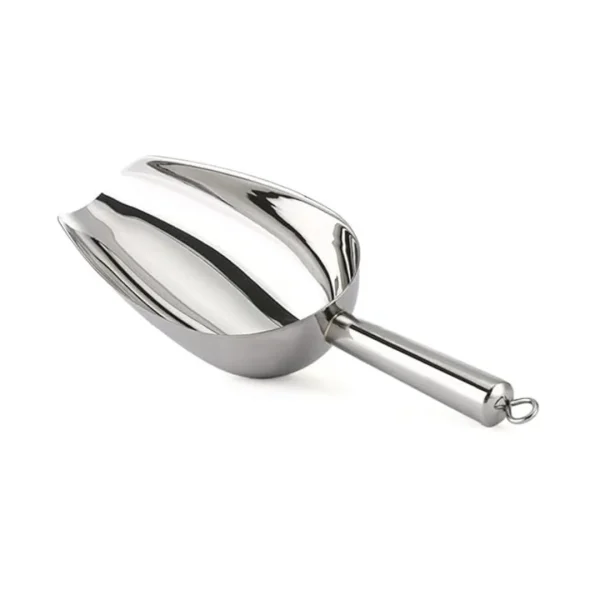 Bar Infusion Stainless Steel Round Ice Scoop - Image 8