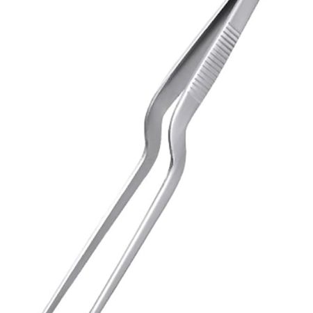 Bar Infusion 21cm  Silver Stainless Steel Bend Ice Tong