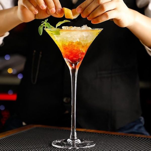 Bar Infusion Horn Cocktail Glass – 140ml | Inverted Conical Shape, Elegant Design, High-Quality Plastic | Perfect for Parties - Image 6