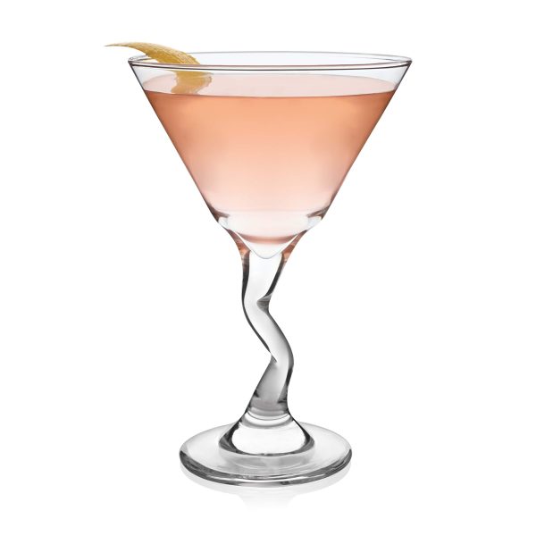 Bar Infusion 210ml Bend Martini Cocktail Glass - Image 3