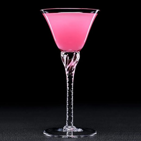 Bar Infusion Cocktail Glass – Bend Martini Glass-110ml | Twisted Stem, Wide Mouth, Thick Base - Image 4