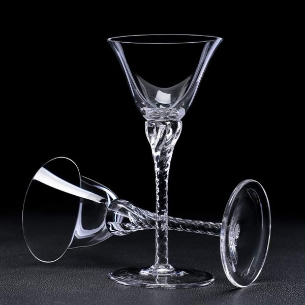 Bar Infusion Cocktail Glass – Bend Martini Glass-110ml | Twisted Stem, Wide Mouth, Thick Base - Image 6