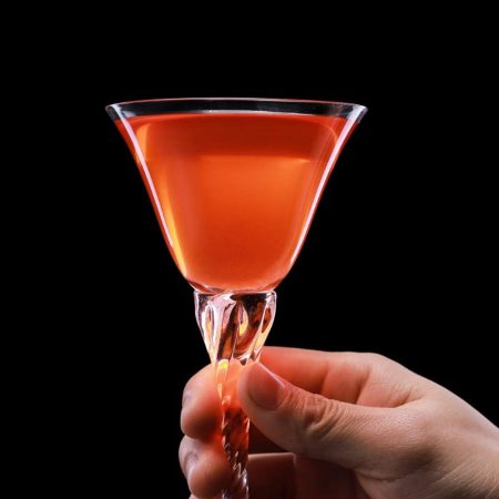 Bar Infusion Cocktail Glass – Bend Martini Glass-110ml | Twisted Stem, Wide Mouth, Thick Base - Image 7
