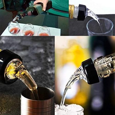 Bar Infusion Transparent Measured Liquor Bottle Pourers - Image 6