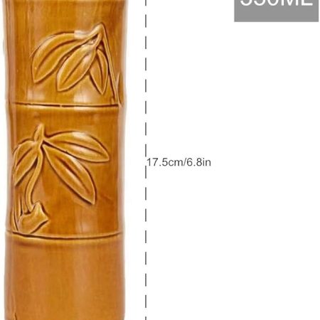 Bar Infusion 400ML Bamboo Leaves Tiki Mug - Image 2