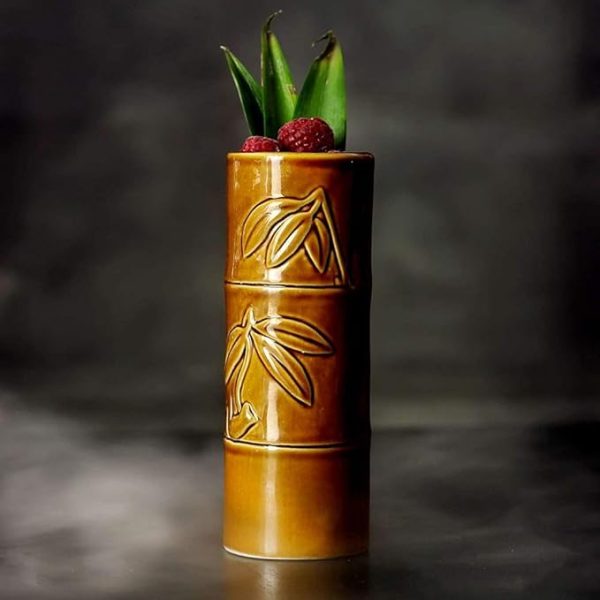 Bar Infusion 400ML Bamboo Leaves Tiki Mug - Image 3